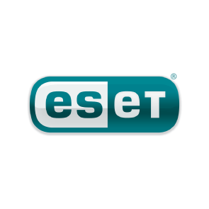 ESET 3D Logo Cadre Fond Blanc Sans Slogan